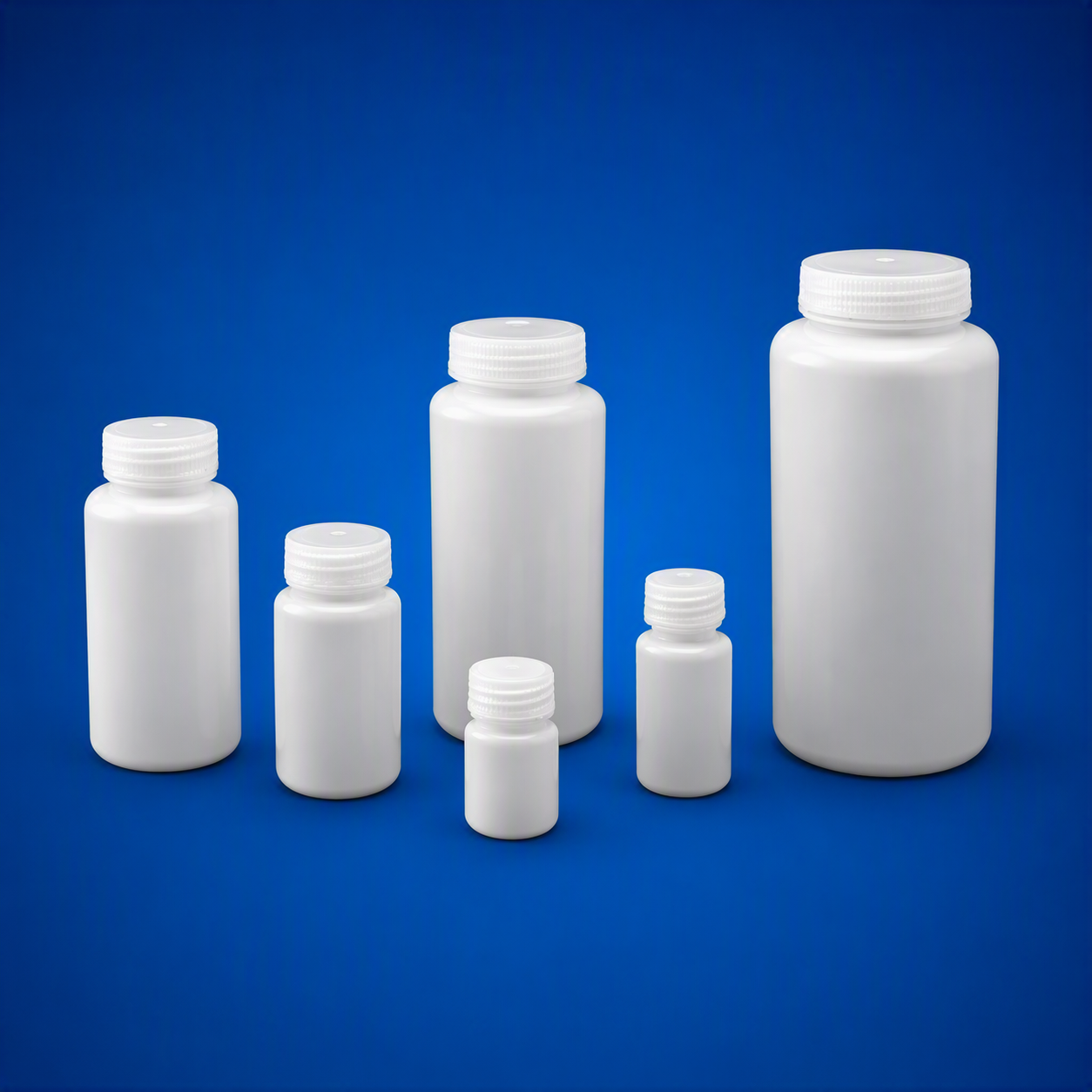 Reagent Bottles (Wide Mouth) - HDPE
